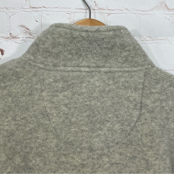 Vintage Arrow Blue Jeans Co Jacket Mens Large Gray Fleece 1/4 Zip Pullover - Picture 12 of 16